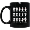 Funny Algebra Dance, Diagram Math Equation Mathemat Black Mug