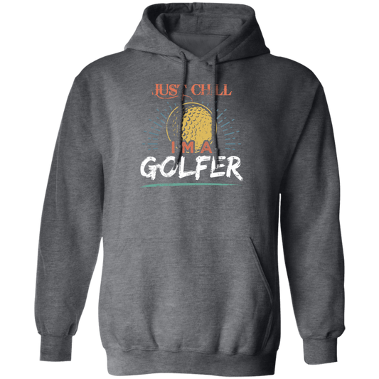 Retro Golfing, Vintage I am a Golfer Pullover Hoodie