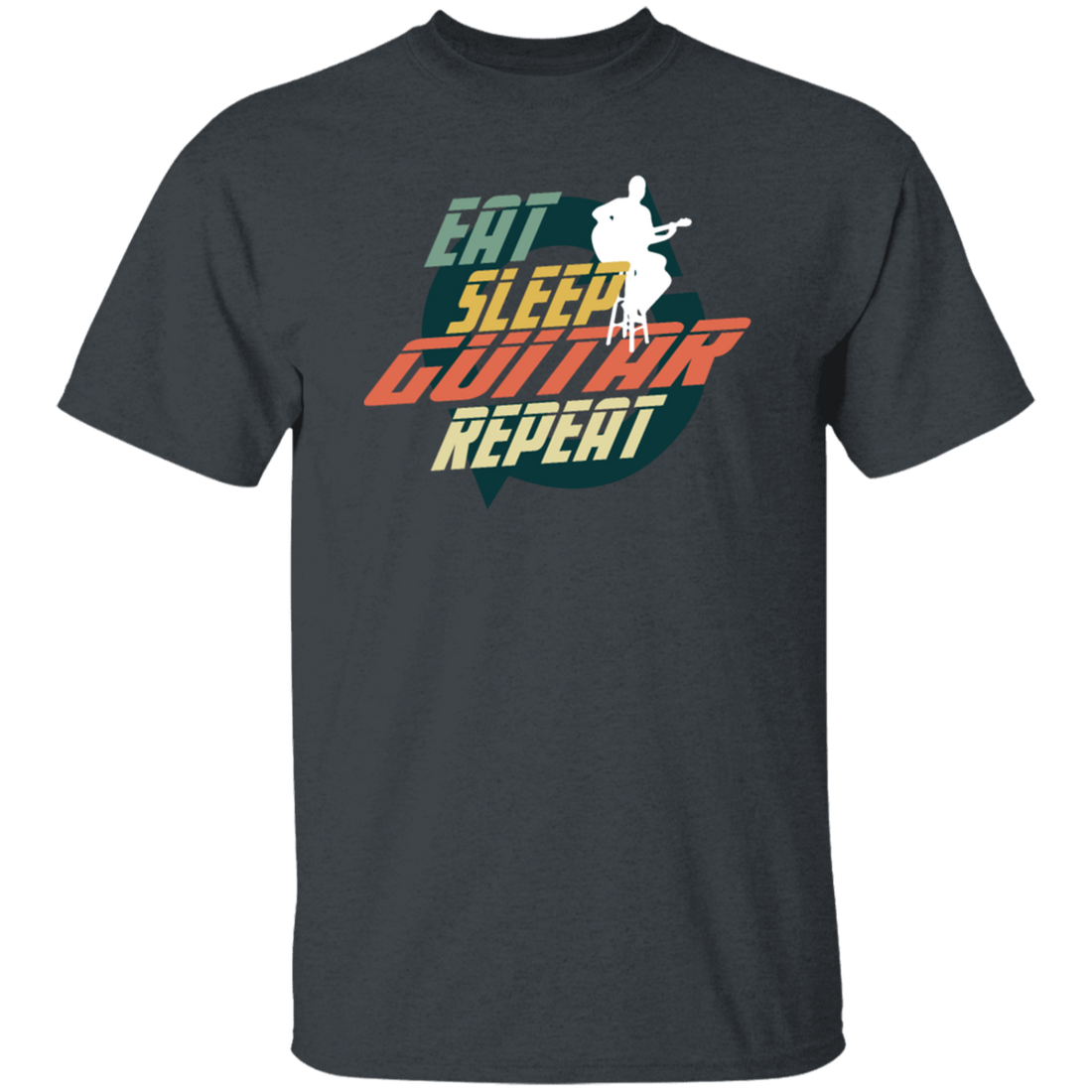 EAT SLEEP GUITAR REPEAT, Vintage Guitar Lover