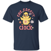 Easter Gift, Chick Love Gift, Chicken Lover, One Groovy Chick Gift, Retro Style Unisex T-Shirt