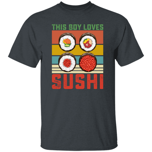 Sushi Lover, Japanese Food Love Gift, Retro Sushi Lover Gift, Best Japanese Unisex T-Shirt