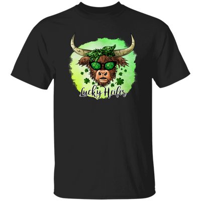 Bull Head Gift, Patricks Cow Lover, Lucky Heifer Gift, Bull And Shamrock Unisex T-Shirt