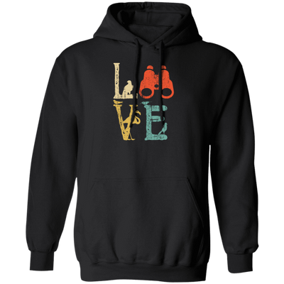 Vintage Birdwatching Bird Watchers, Retro Camera Love Gift Pullover Hoodie