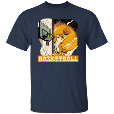 Basketball Cat Lover Cartoon Cat Love Sport