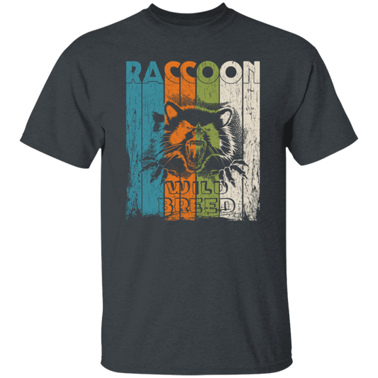 Retro Raccoon Wild Breed Trash Panda Wild Cats Men Wears Unisex T-Shirt