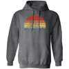 Vintage Biking, Cycling Biker Retro, Riding On Mountain Retro Pullover Hoodie