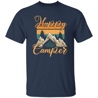 Retro Camping, Happy Camper Vintage Unisex T-Shirt