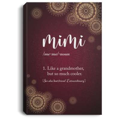 Love Mimi, Best Mimi Ever, Love Gift For Grandma, Mimi Gift CB122 Canvas