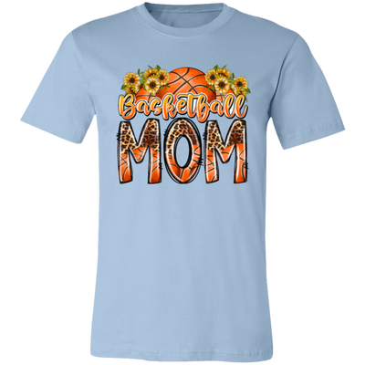 Mom's Gift, Mom Love Basketball, Best Basketball Lover Gift, Best Sport For Mom Unisex Jersey T-Shirt