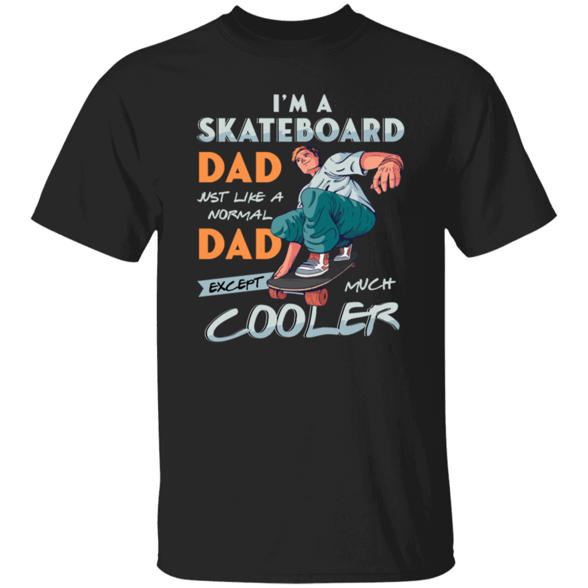 Stay cool and show off your skateboarding pride with this humorous Funny Skateboard Dad T-Shirt. Made from 100% preshrunk cotton, it's designed with a relaxed fit and unisex cut to suit skaters of all ages and sizes. Perfect for father and son or daughter skateboarding trips.