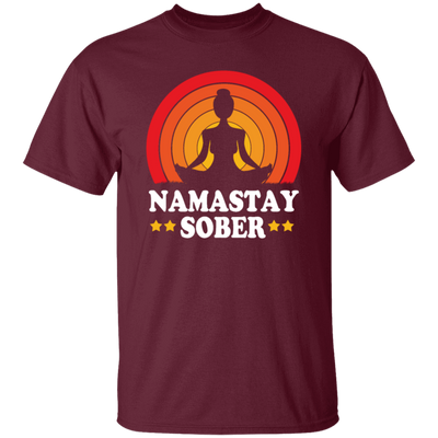 Namastay Sober, Retro Sobriety, Love To Do Yoga, Retro Yoga, Best Yoga Ever Unisex T-Shirt