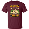 Funny Caravan Camping, Camper Dog Is My Therapy Saying Gift