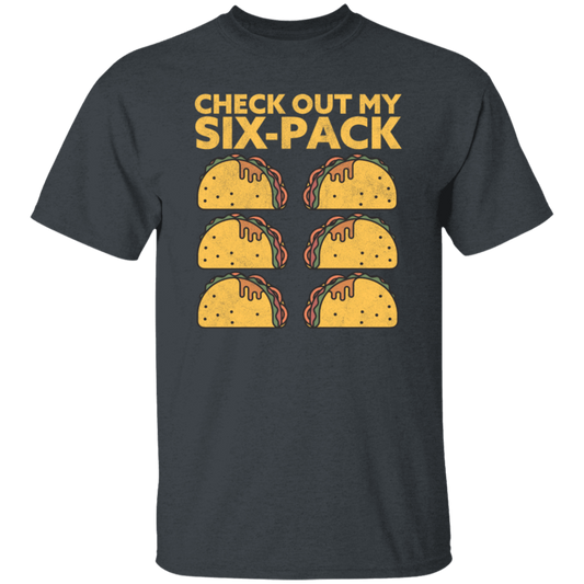 Retro Check Out My Six Pack, Funny Tacos Gift Idea