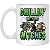 Funny Halloween, Chillin With My Witches Halloween Funny White Mug