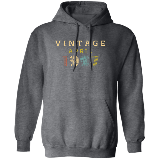 Birthday Gift Vintage 1997 April Pullover Hoodie