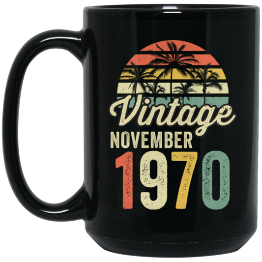 Vintage Since November 1970, 50th Anniversary, Retro 50th Birthday Gift