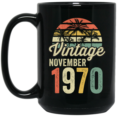 Vintage Since November 1970, 50th Anniversary, Retro 50th Birthday Gift