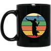 Badminton Player Perfect Gift For Friend Vintage Color Acquaintances Gift Black Mug