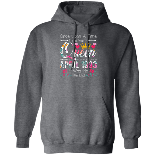 Birthday Girls Birthday Queen April 1993 Pullover Hoodie