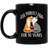 10th Anniversary Gift Cute Couples 10 Years