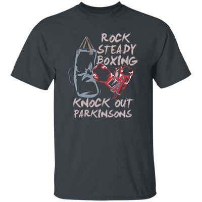 Parkinsons Fighter Rock Steady Boxing Knock Out Sporty Stronger Unisex T-Shirt