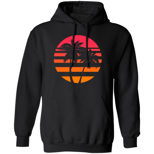 Summer Island Surfer Sea Beach Sun Gift, Palm Trees And Sunset