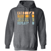 Love Jesus Eat Sleep Jesus Repeat God Faith Christian Retro Gift