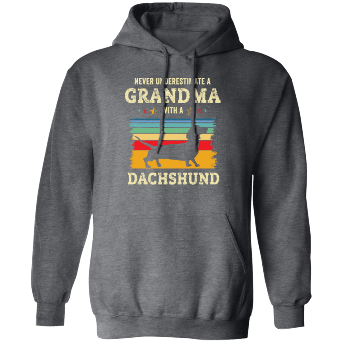 Retro Never Underestimate Grandma With A Dachshund Gift
