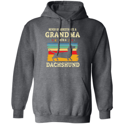 Retro Never Underestimate Grandma With A Dachshund Gift