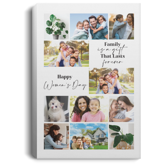 Personalized Photos Gift For Family Canvas, Best Family CB107 Canvas