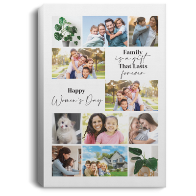 Personalized Photos Gift For Family Canvas, Best Family CB107 Canvas