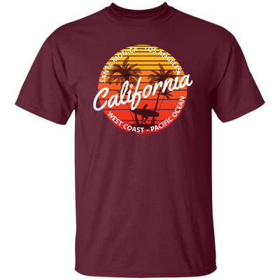 California Surfing Paradise Summer Mood With California Beach Unisex T-Shirt