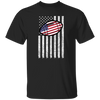 baseball lover america flag retro baseball