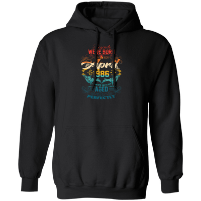 Birthday Vintage Legends Were Born In April 1986 Pullover Hoodie