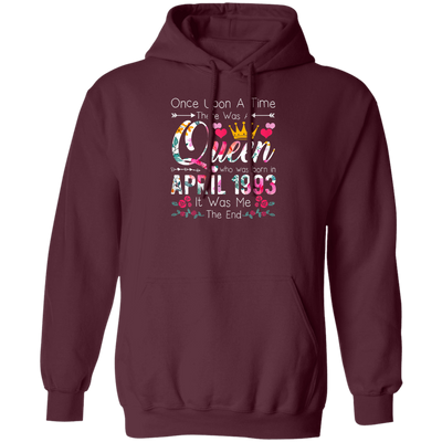 Birthday Girls Birthday Queen April 1993 Pullover Hoodie