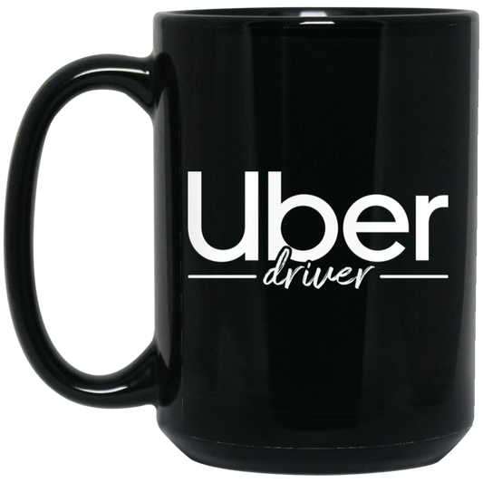 Uber Gift, Uber Driver, Uber Design, Gift For Uber Driver LYP02 Black Mug