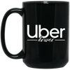 Uber Gift, Uber Driver, Uber Design, Gift For Uber Driver LYP02 Black Mug