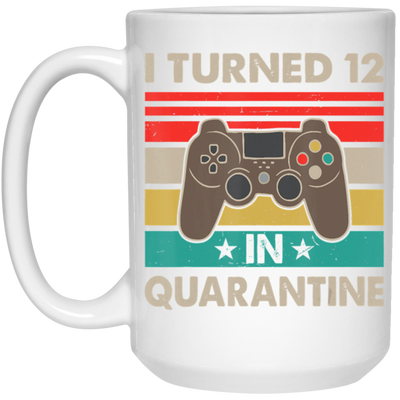 I Turned 12 In Quarantine Vintage 12th Birthday White Mug