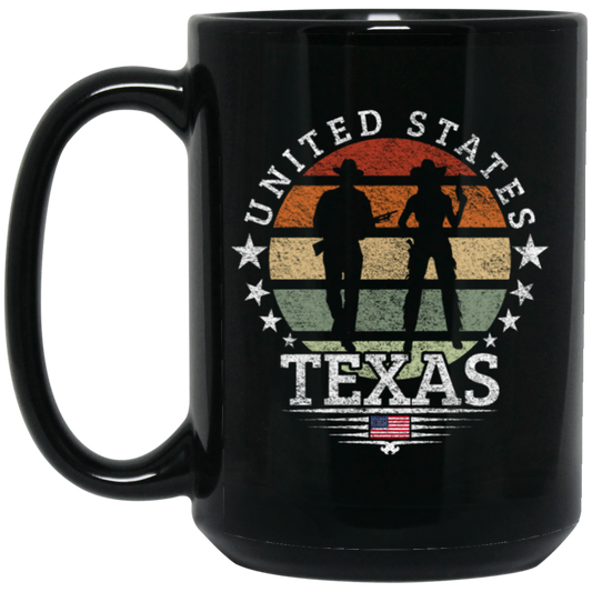 United States Texas Retro Cowboy