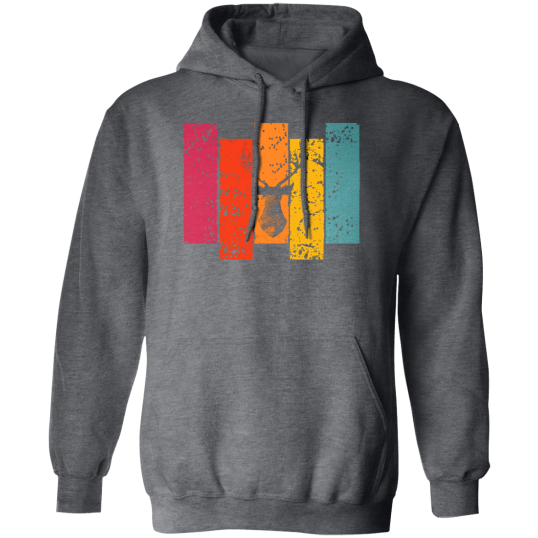 Retro Colourful Deer, Reindeer Gift