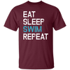 Eat Sleep Swim Repeat Swimmer, Water Sports Fitness