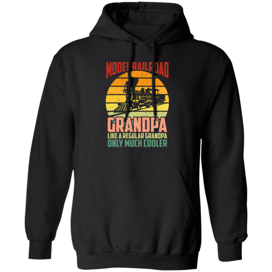 Model Railroad Grandpa, Train Loving Locomotive, Retro Locomotive