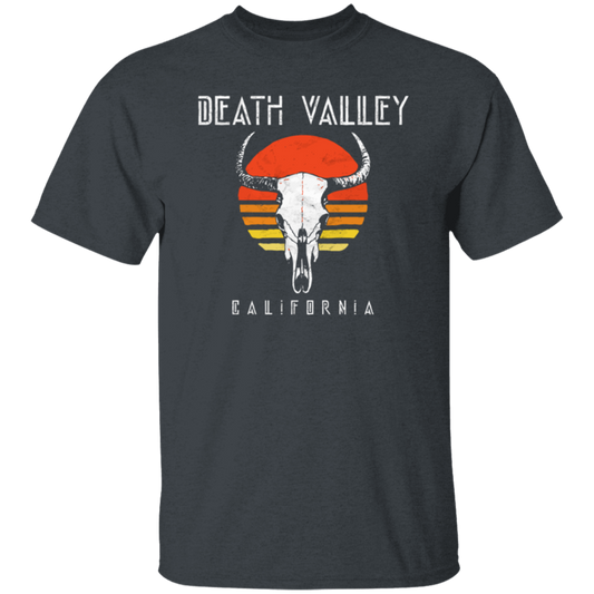 Death Valley National Park Retro Cattle Skull Grap