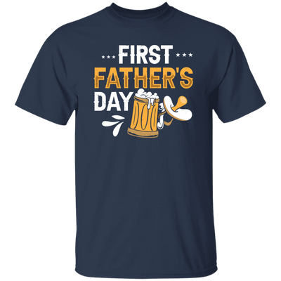 Funny Father, First Father_s Day, Love Beer Gift, Beer For Kid Or Not Unisex T-Shirt