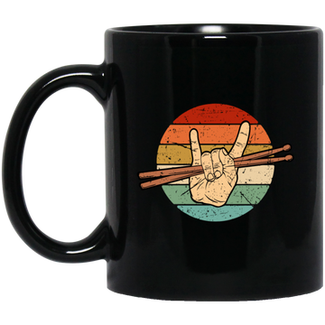 Drumming Retro Drummer Drumsticks Music