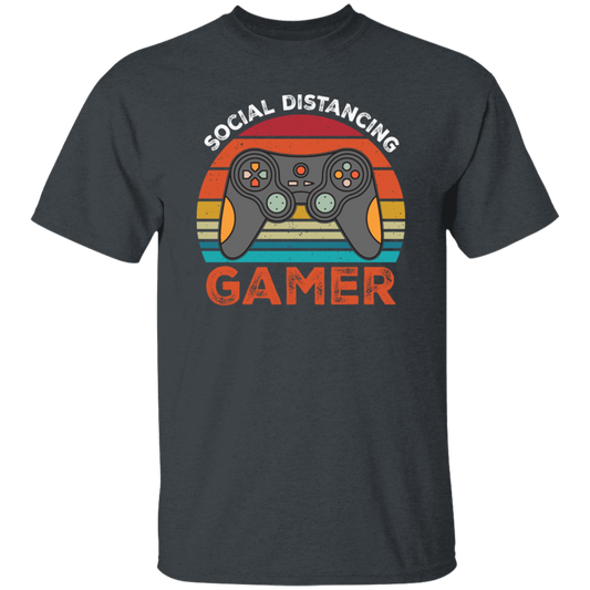 Retro Social Distancing Gamer - Funny Gamers Fun Gift