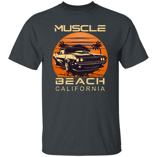 Muscle Lover, California Beach, Best Muscle Gift, Love Retro Muscle Beach Unisex T-Shirt