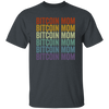 Retro Bitcoin Lover Gift, Bitcoin Vintage Mom Gift, Mommy Love Gift Unisex T-Shirt