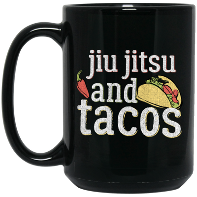 Tacos Jiu Jitsu For Bjj Funny Gift White Gift