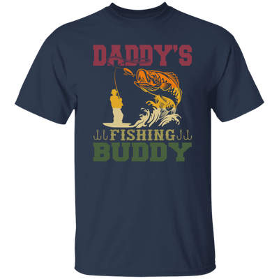 Dad Gift, Daddy Love Fishing, Daddy's Fishing Buddy, Love To Fish Unisex T-Shirt